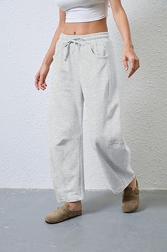 SeekMe Women's Barrel Leg Sweatpant Drawstring - Image 3