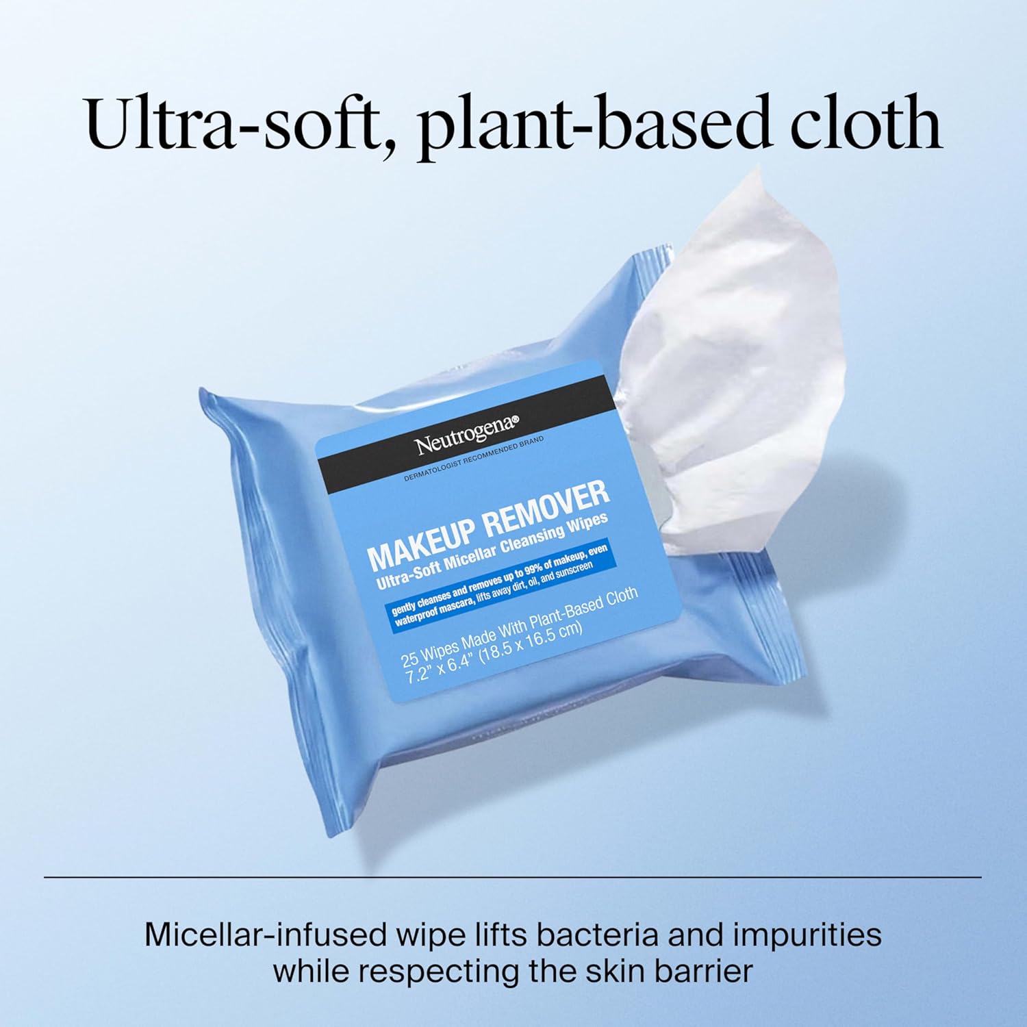 Neutrogena Makeup Remover Wipes Micellar Alcohol-Free