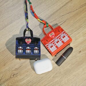 2 PCS Women Mini Backpack Keychain Accessories