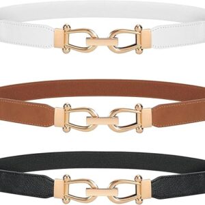 JASGOOD Women Stretchy Waist Belt Retro Elastic