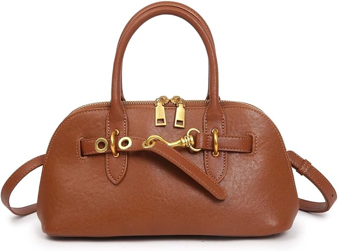 Genuine Leather Crossbody Purse for Women