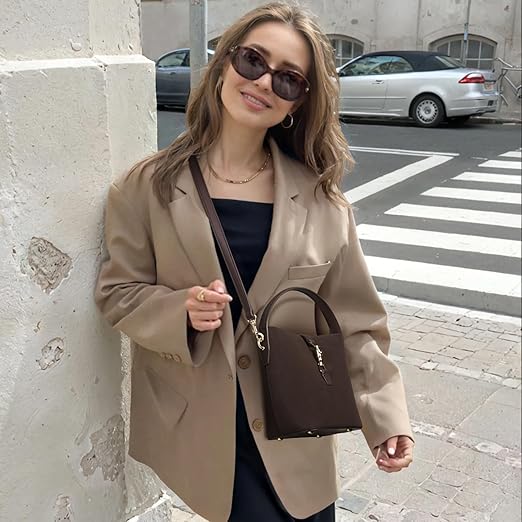 BOSTANTEN Small Bucket Bag for Women Crossbody Bags