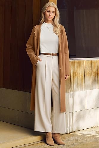 Arach&Cloz Womens Wool Blend Sweater Soft Turtleneck. - Image 6