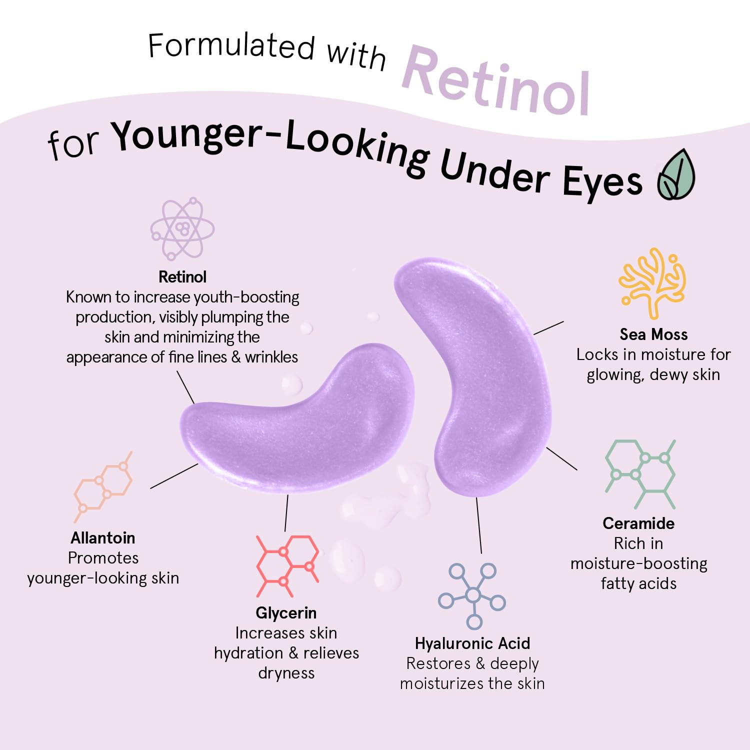 grace & stella Retinol Under Eye Patches for Puffy Eyes and Dark Circles