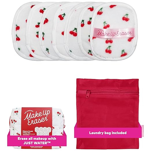 The Original Makeup Eraser, 7-Day Set, Erase All Makeup with Just Water,