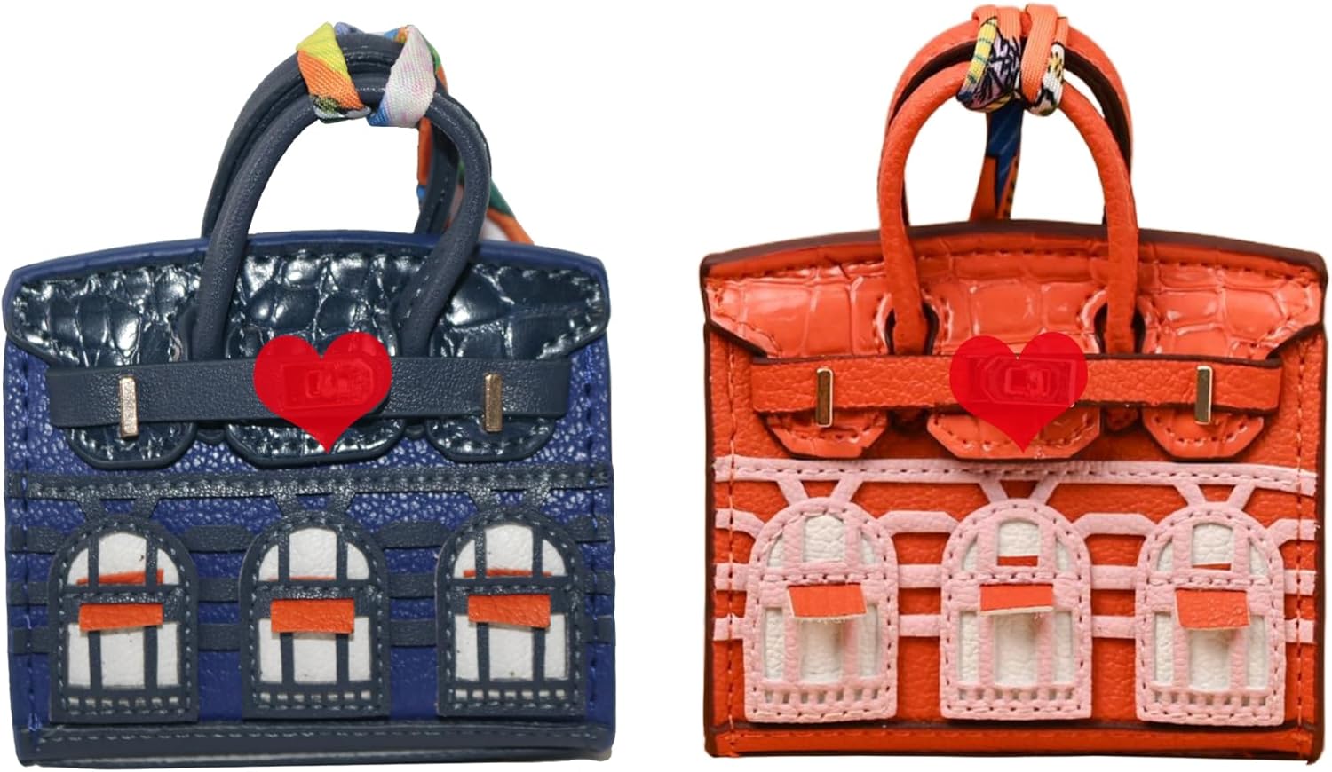 2 PCS Women Mini Backpack Keychain Accessories - Image 5