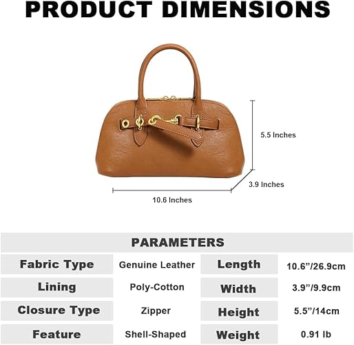 Genuine Leather Crossbody Purse for Women - Image 5