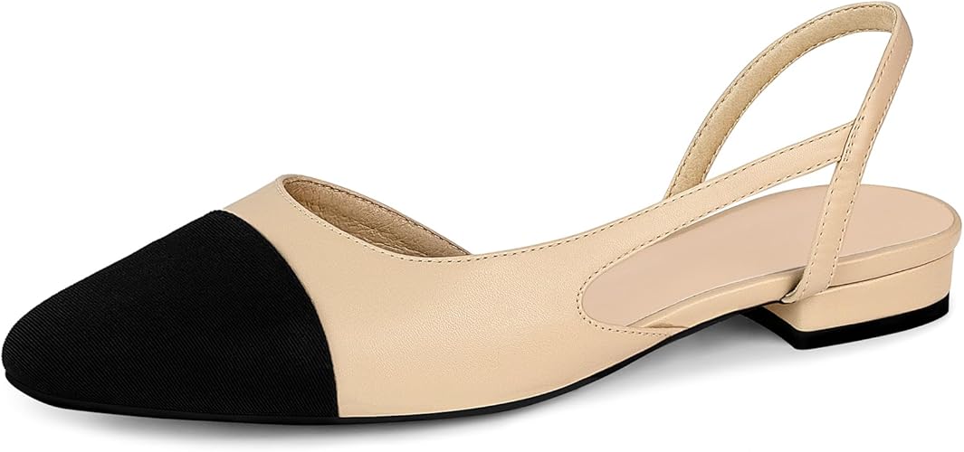MICIFA slingback flats for women, Round Toe Low heel - Image 7