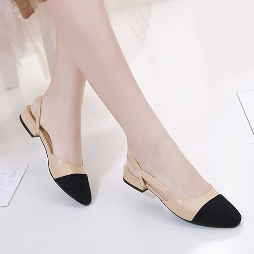 MICIFA slingback flats for women, Round Toe Low heel - Image 3