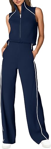 SENSERISE Womens Summer Jumpsuits Dressy Casual Sleeveless - Image 3