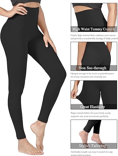 VALANDY Creamlush High Waisted Leggings for Women Buttery Soft - Image 2
