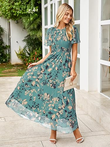 Simplee Womens Casual Floral Summer Maxi Dress 2026 Boho - Image 5