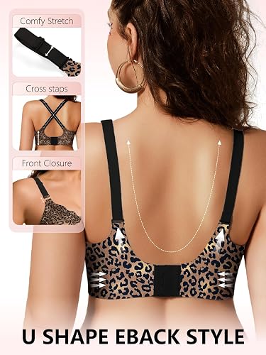 COCOMARTS Jelly Bras for Women No Underwire Scalloped Push Up - Image 4