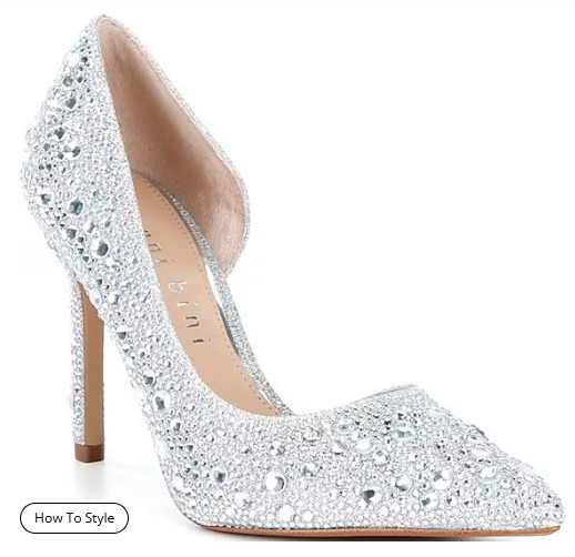 Therry Four Multi Rhinestone d'Orsay Stiletto Pumps - Image 2