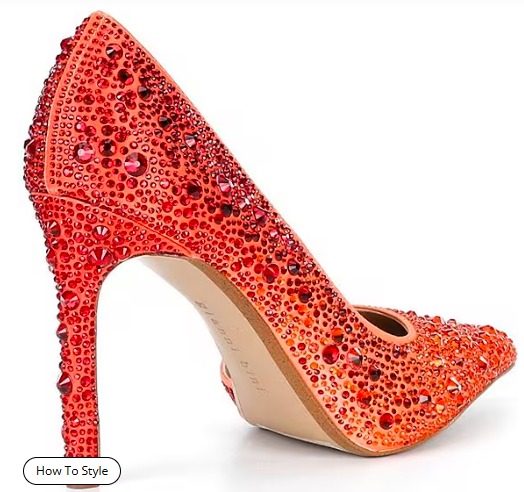 Therry Four Multi Rhinestone d'Orsay Stiletto Pumps - Image 3