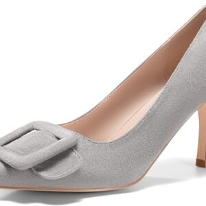 Coutgo Women's Closed Pointed Toe Pumps Stiletto High Heels