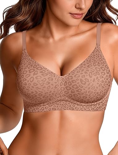 OEAK Womens Wireless Jelly Bras Comfortable Push Up Bra - Image 3